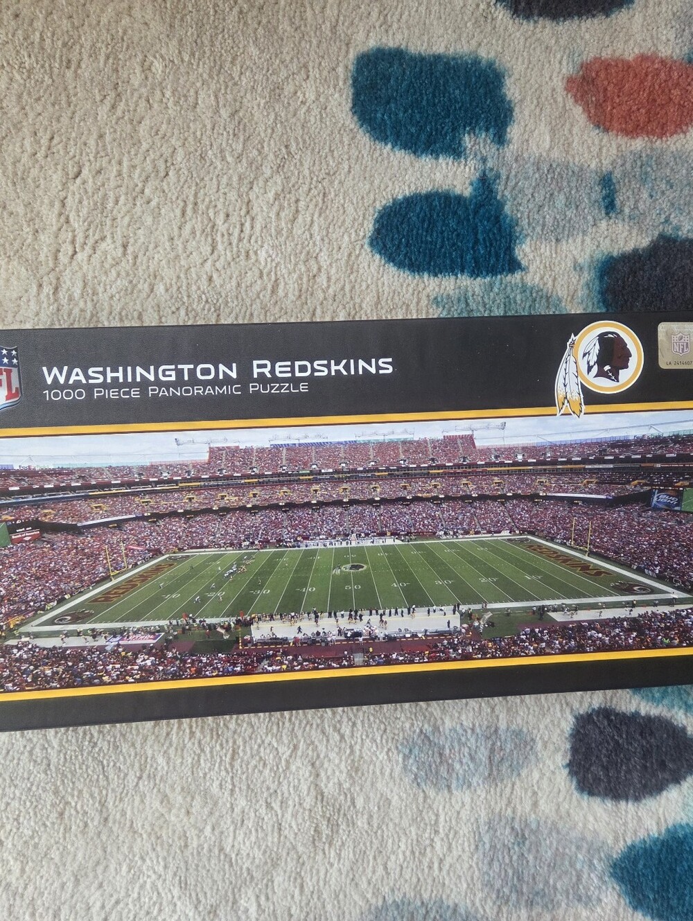 New NFL Washington Redskins 1000 Piece Panoramic Jigsaw Puzzle
